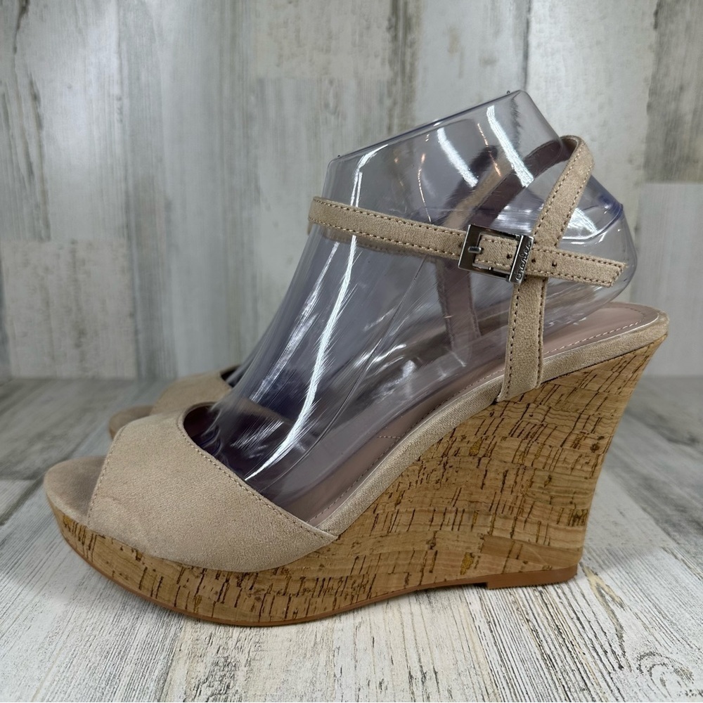 New Charles By Charles David Lambert Women's Cork‎ Wedge #44